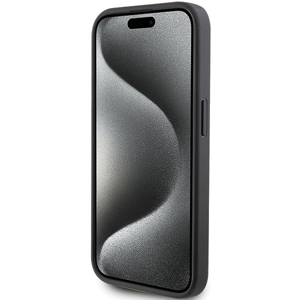 Karl Lagerfeld - Saffiano Cardslot (KLHCP15LSAPKCNPK) - iPhone 15 Pro - Karl&Choupette
