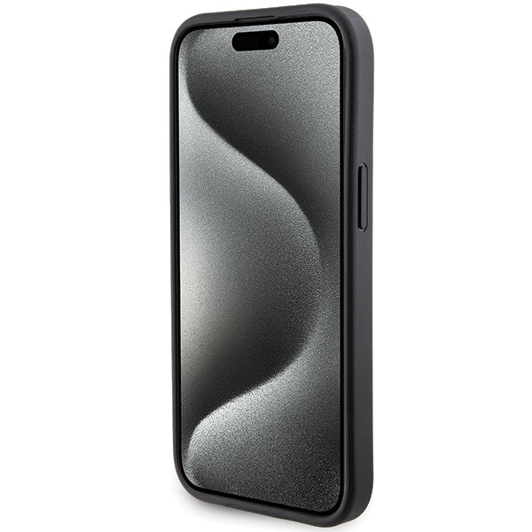 Karl Lagerfeld - Saffiano Gripstand (KLHCP15SGSAKCPK) - iPhone 15 - Karl&Choupette