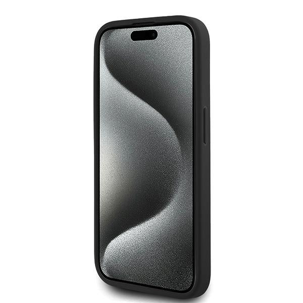 Karl Lagerfeld Husa de protectie Karl Lagerfeld Diagonal Quilted Script (KLHCP15XPQDSMGK) compatibil cu iPhone 15 Pro Ma