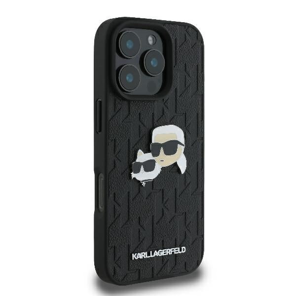 Husa de protectie Karl Lagerfeld compatibil cu iPhone 16 Pro, Negru