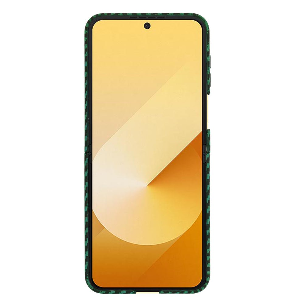 Techsuit - Carbonite FiberShell - Samsung Galaxy Z Flip6 / Flip7 FE - Green