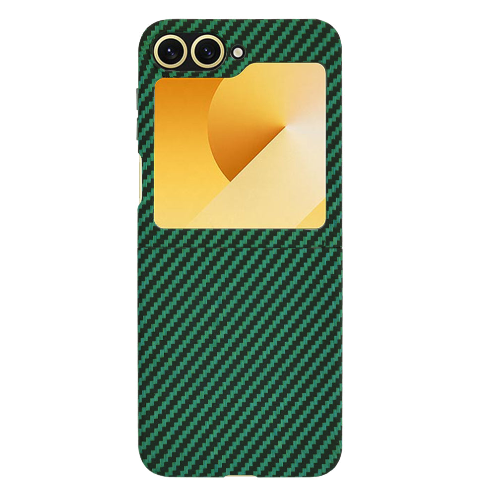 Techsuit - Carbonite FiberShell - Samsung Galaxy Z Flip6 / Flip7 FE - Green