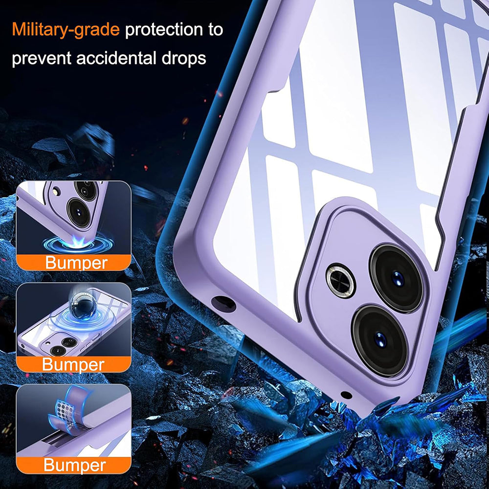 Techsuit - ColorVerse 360 Series + Screen Protector - Xiaomi Redmi 13 / Poco M6 4G - Purple