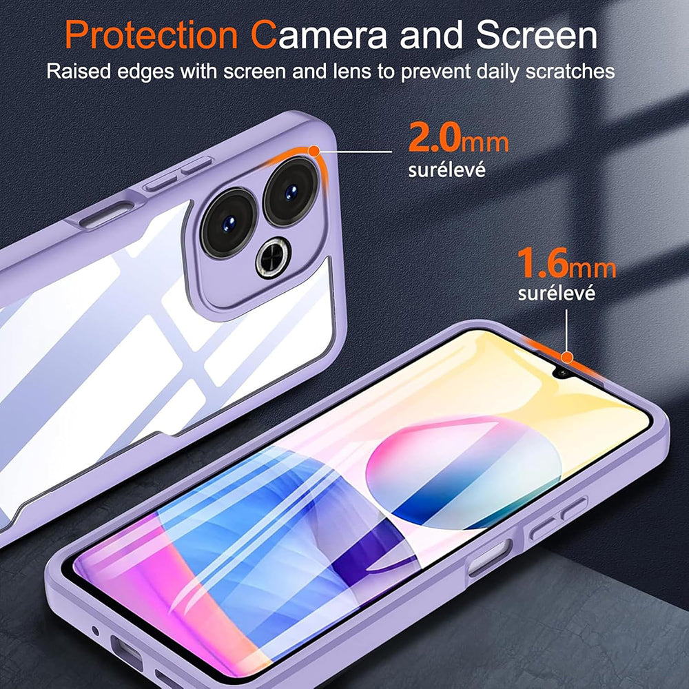 Techsuit - ColorVerse 360 Series + Screen Protector - Xiaomi Redmi 13 / Poco M6 4G - Pink