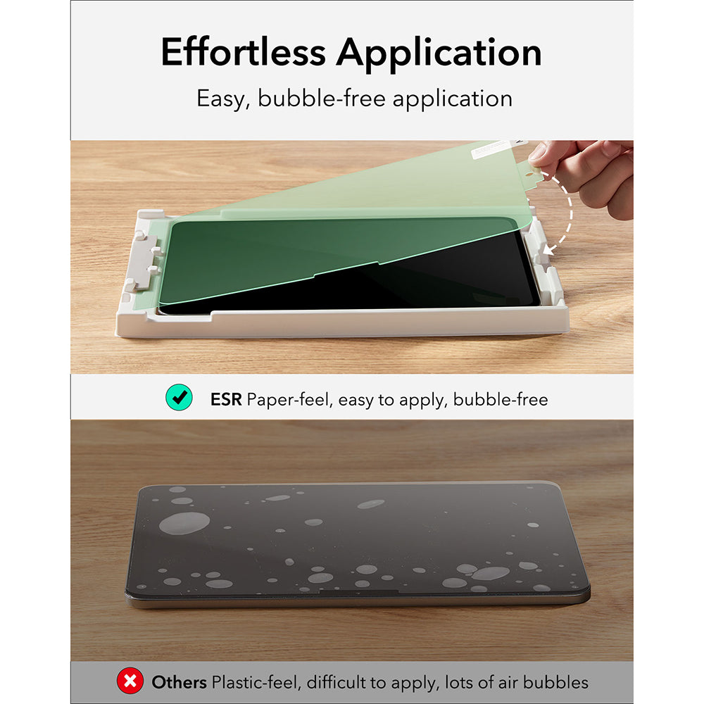 ESR - Paper-Feel (2 pack) - iPad Air 11 (2024) / Air 11 (2025) / Air 11 (2026) - Matte Clear