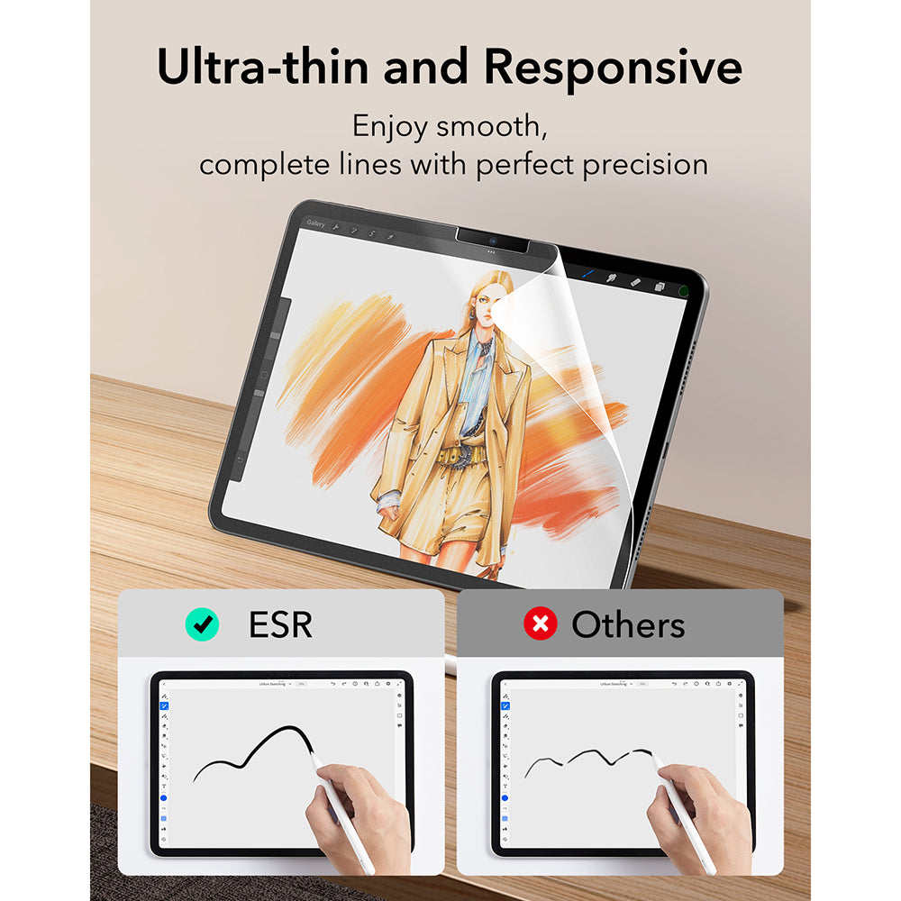 ESR - Paper-Feel (2 pack) - iPad Air 11 (2024) / Air 11 (2025) / Air 11 (2026) - Matte Clear