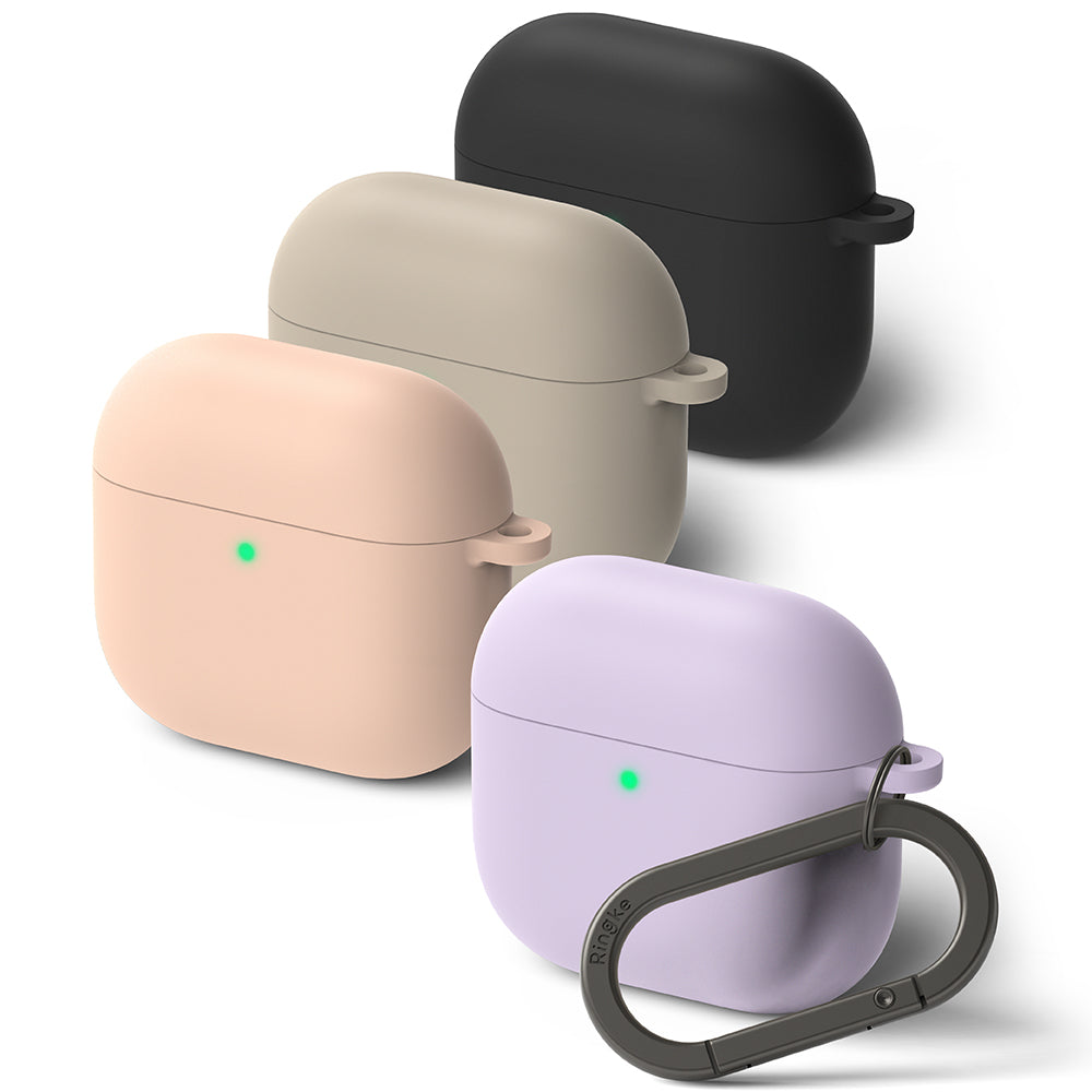 Ringke - Silicone - Apple AirPods 4 - Light Purple