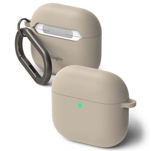 Ringke Casti Ringke Silicone, Apple AirPods 4, Stone