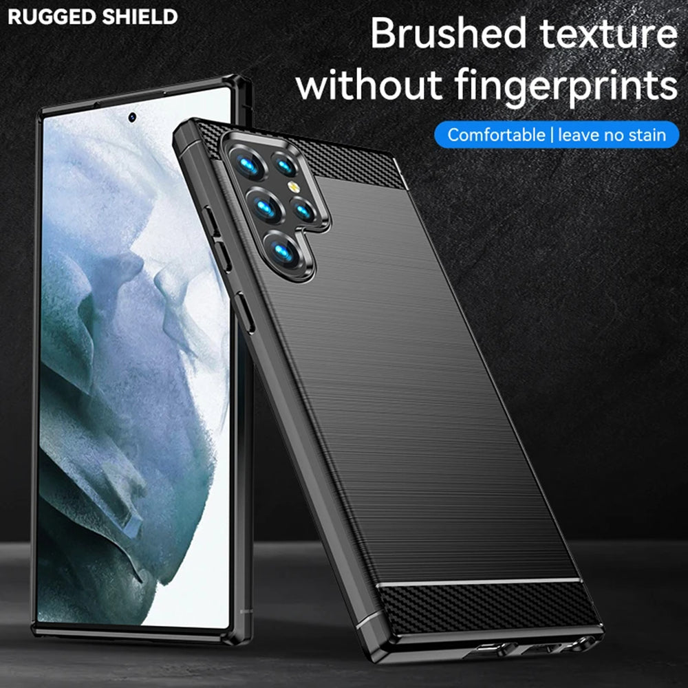 Techsuit - Carbon Silicone - Oppo A40 4G / A60 5G - Black