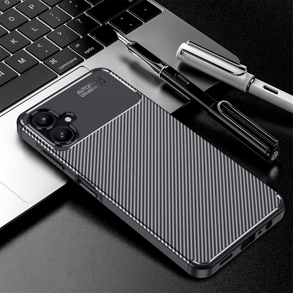 Techsuit - CarbonFiber - Samsung Galaxy A06 - Black