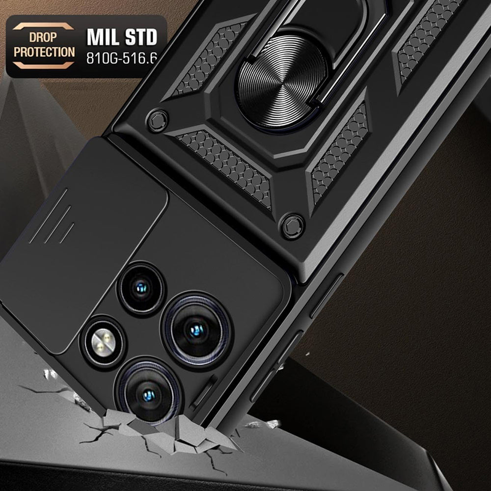 Techsuit - CamShield Series - Motorola Edge 50 - Black