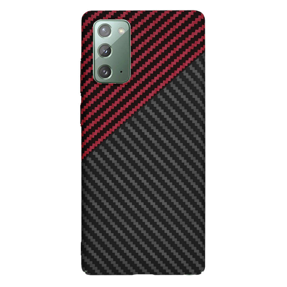 Techsuit - Carbonite FiberShell - Samsung Galaxy Note 20 4G / Note 20 5G - Red Vortex