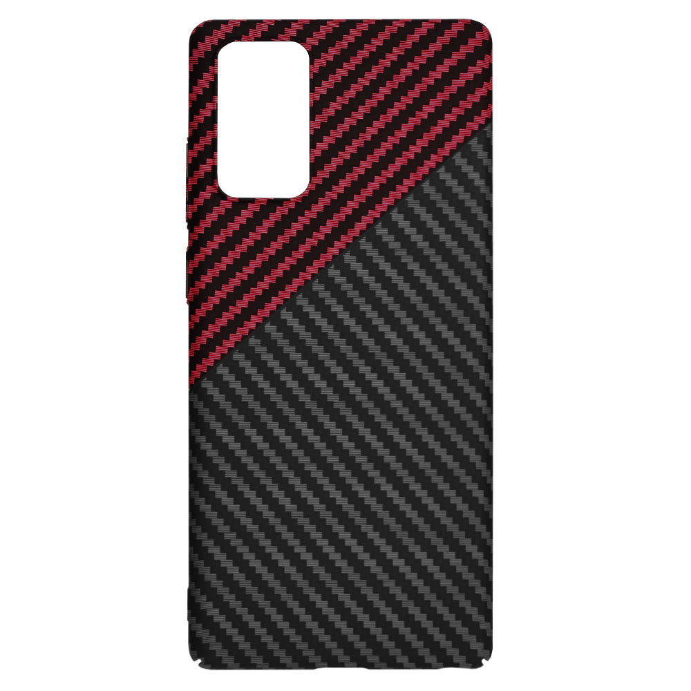 Techsuit - Carbonite FiberShell - Samsung Galaxy Note 20 4G / Note 20 5G - Red Vortex