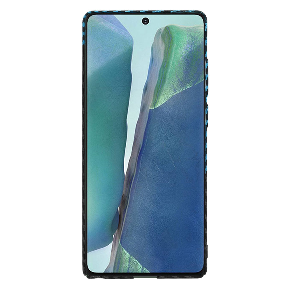 Techsuit - Carbonite FiberShell - Samsung Galaxy Note 20 4G / Note 20 5G - Blue Pulse