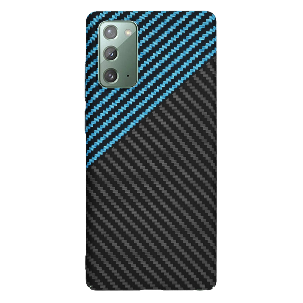 Techsuit - Carbonite FiberShell - Samsung Galaxy Note 20 4G / Note 20 5G - Blue Pulse