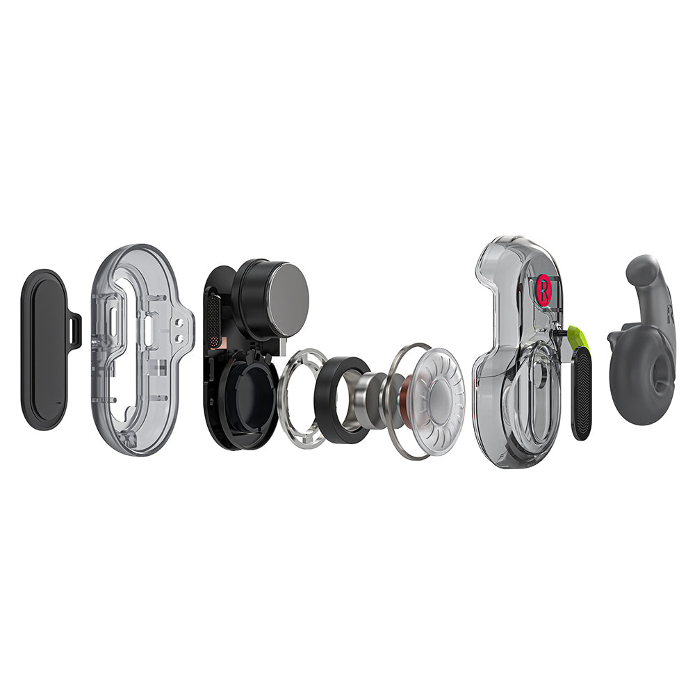 Acefast - Wireless Earbuds Acefit Neo (FA003) - USB-C, IPX4, Bluetooth 5.3, Call Noise Reduction, Bass Effect, 550mAh - 