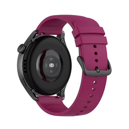 Techsuit - Watchband 22mm (W001) - Samsung Galaxy Watch (46mm)/Watch 3/Gear S3, Huawei Watch GT/GT 2/GT 3 (46mm) - Dark 