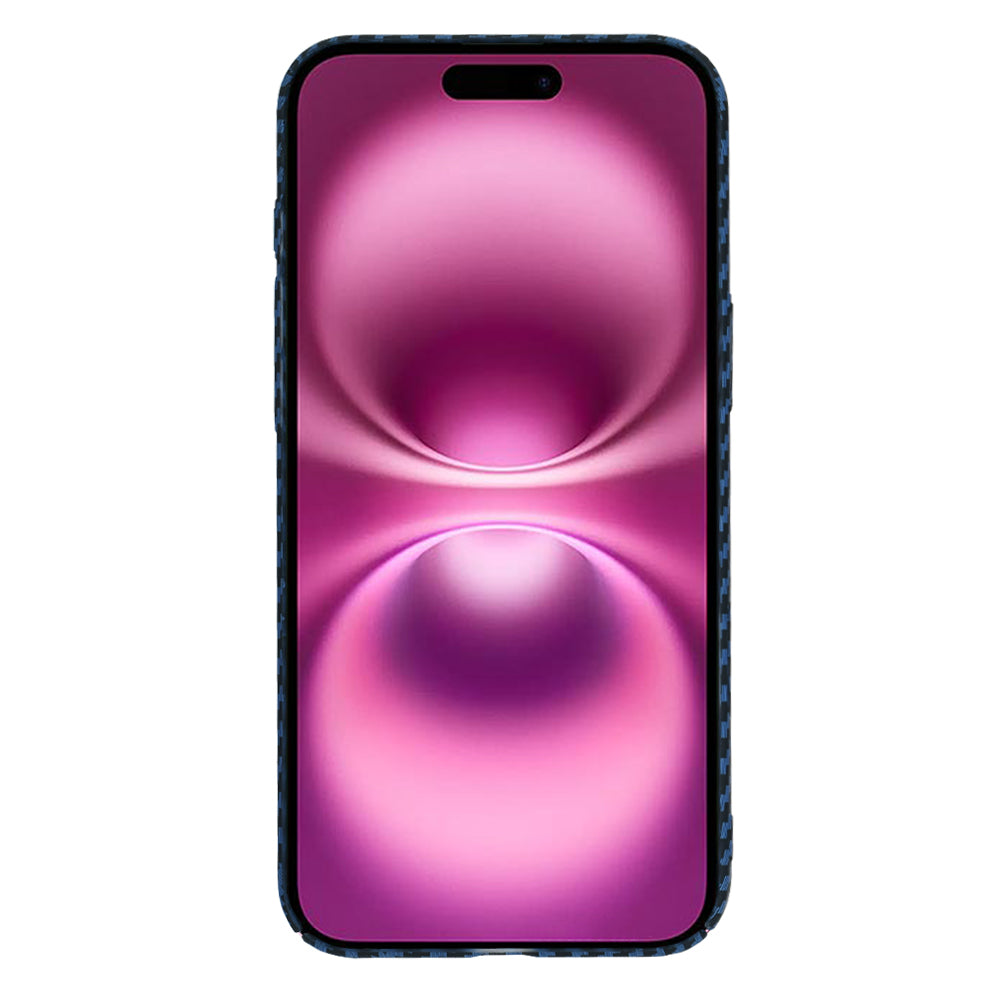 Techsuit - Carbonite FiberShell - iPhone 16 Plus - Cyan