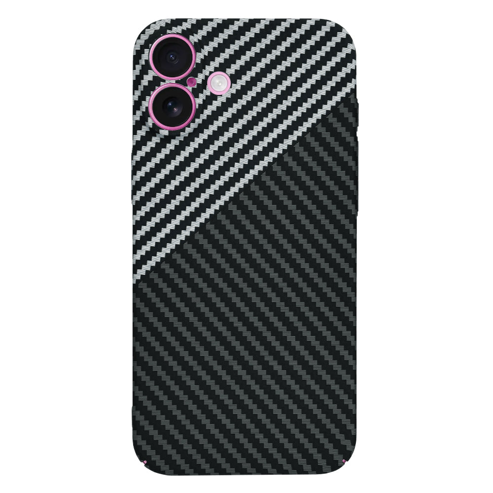Techsuit - Carbonite FiberShell - iPhone 16 Plus - Stealth Gray