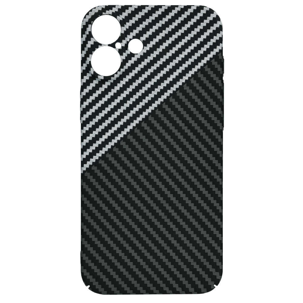 Techsuit - Carbonite FiberShell - iPhone 16 Plus - Stealth Gray