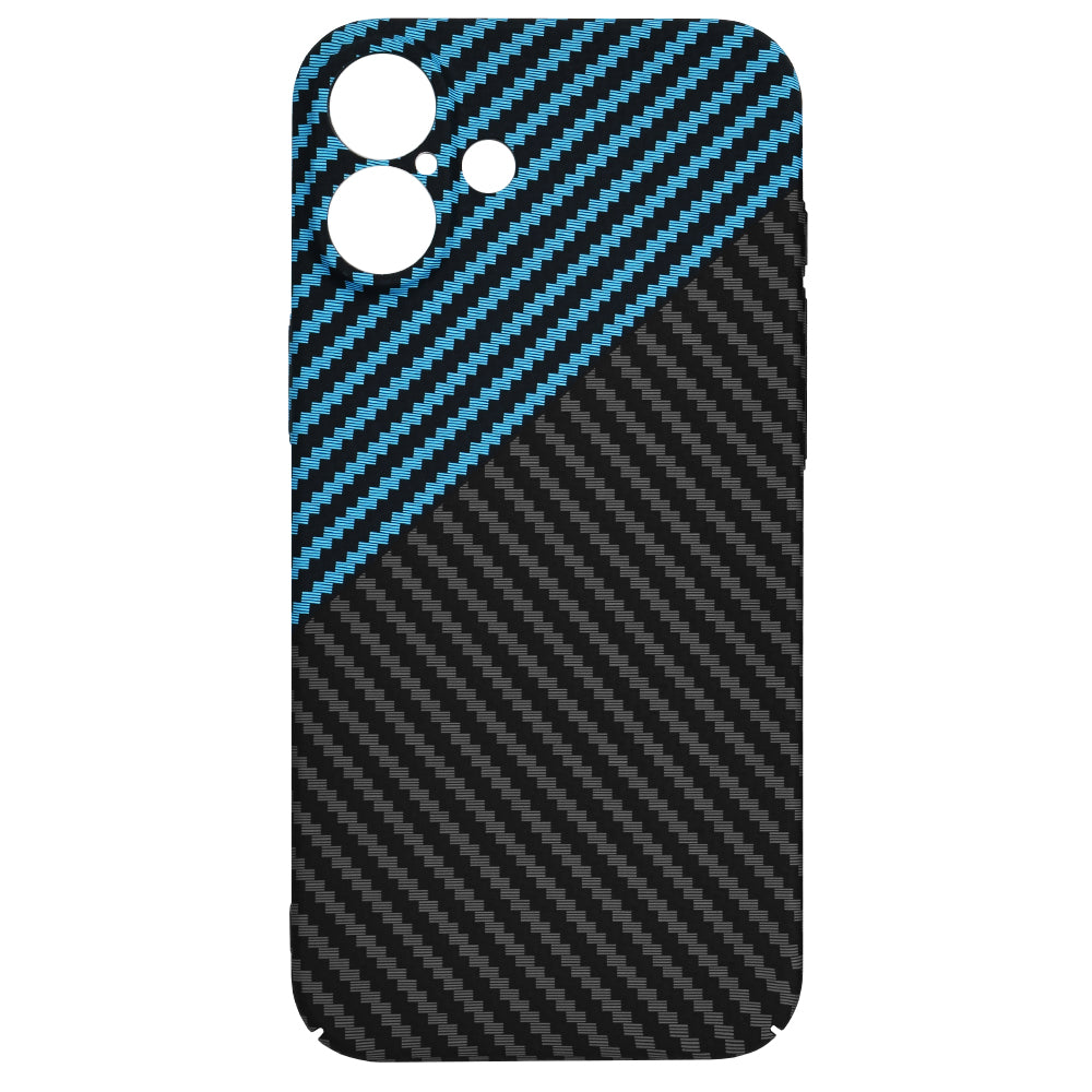 Techsuit - Carbonite FiberShell - iPhone 16 Plus - Blue Pulse