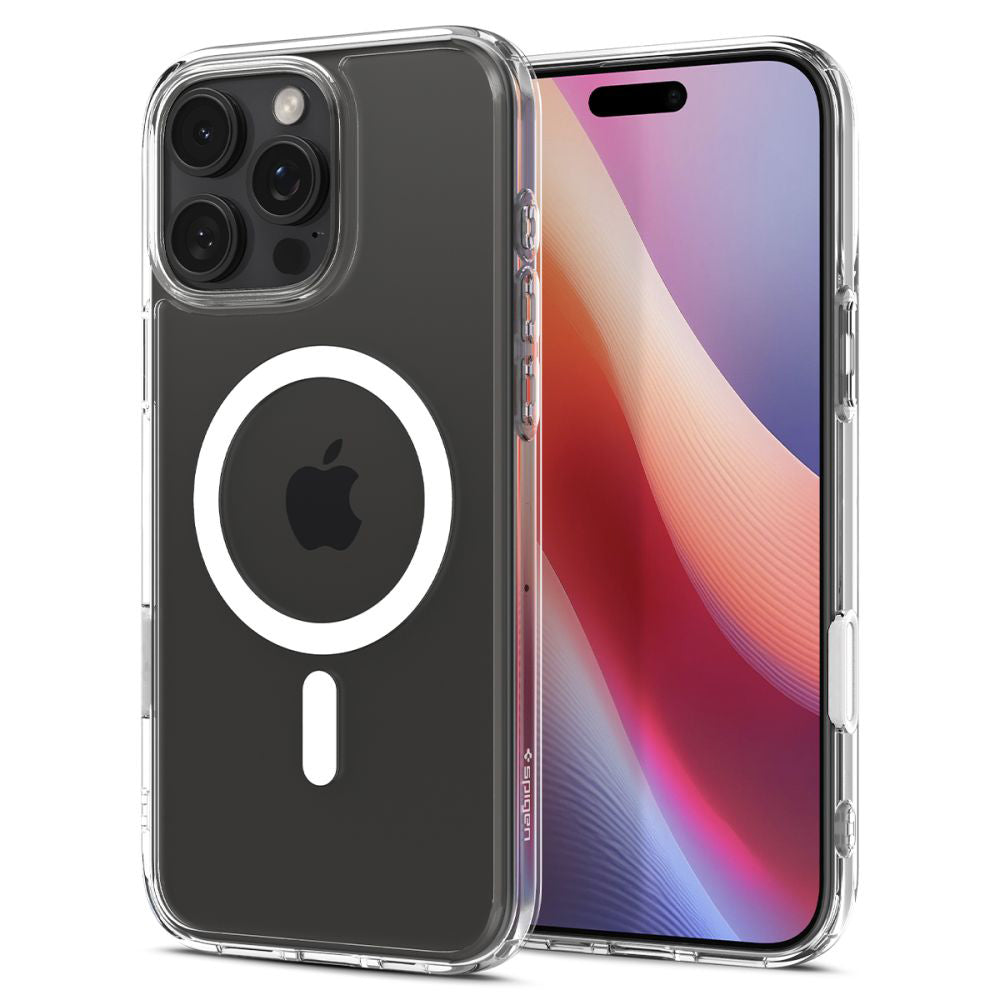 Spigen Husa de protectie Spigen Ultra Hybrid T MagSafe (ACS08512) compatibil cu iPhone 16 Pro, Alb