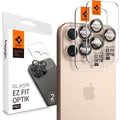 Spigen - (2 pack) Optik.tR EZ Fit Pro Camera Glass (AGL08862) - iPhone 16 Pro - Desert Titanium