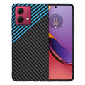 Techsuit - Carbonite FiberShell - Motorola Moto G84 - Blue Pulse