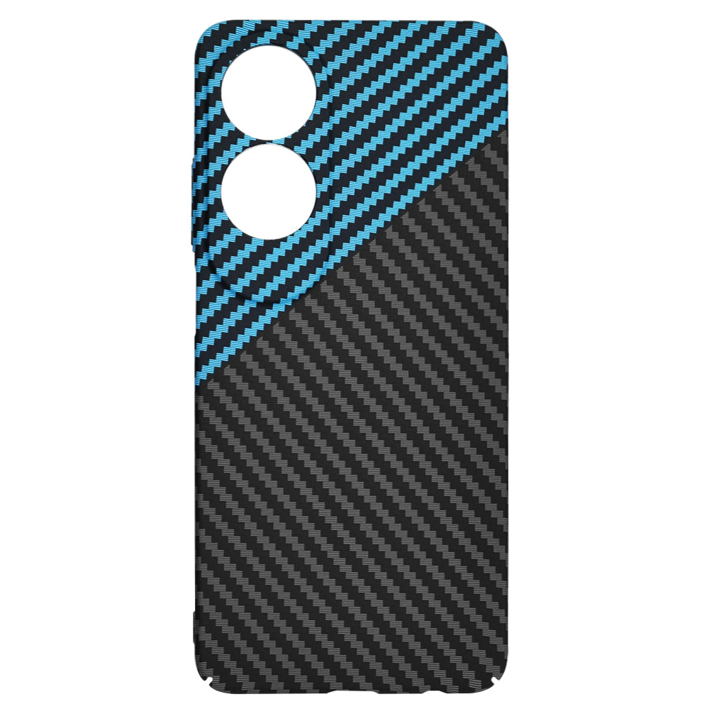 Techsuit - Carbonite FiberShell - Oppo A60 4G - Blue Pulse