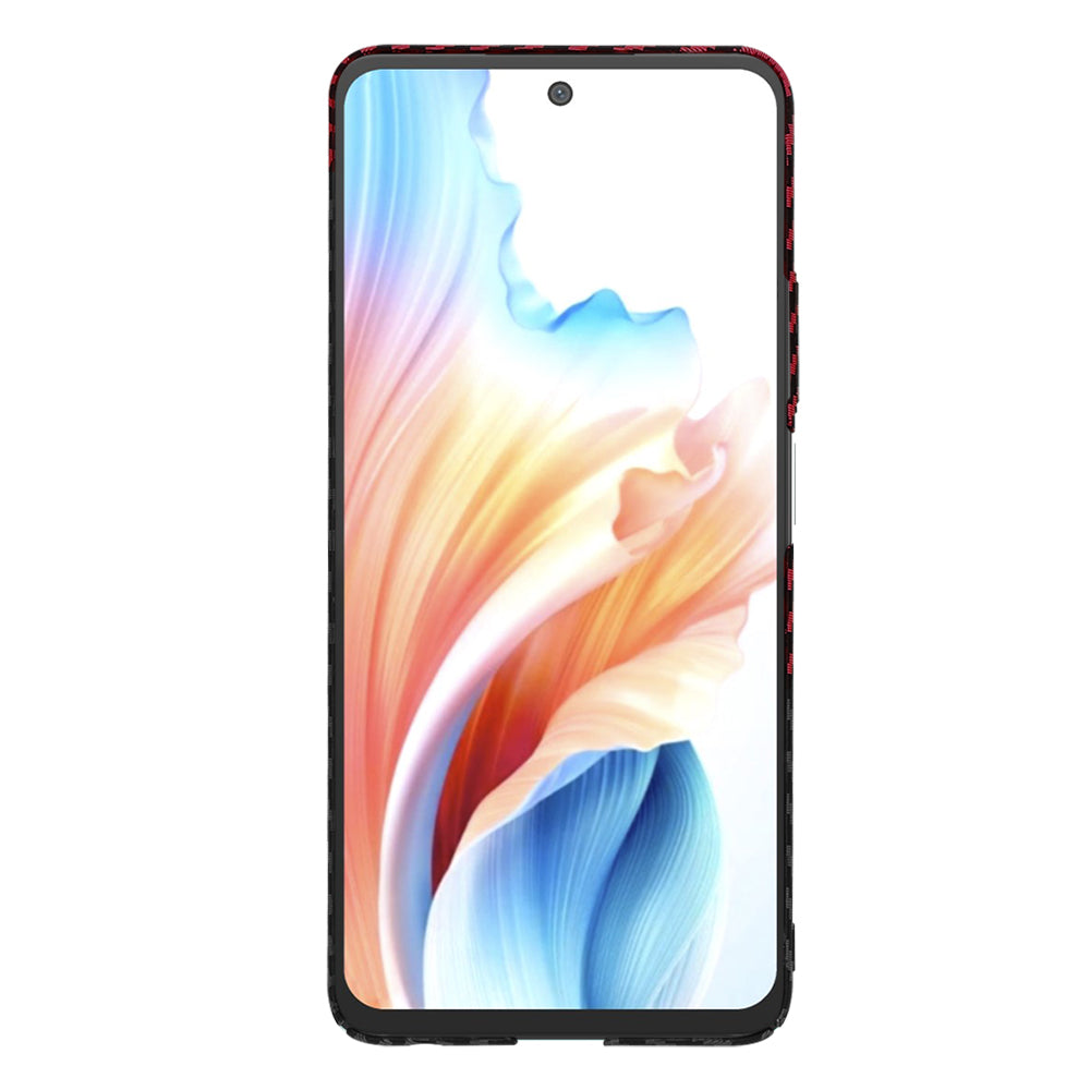 Techsuit - Carbonite FiberShell - Oppo A79 5G / OnePlus Nord N30 SE - Red Vortex