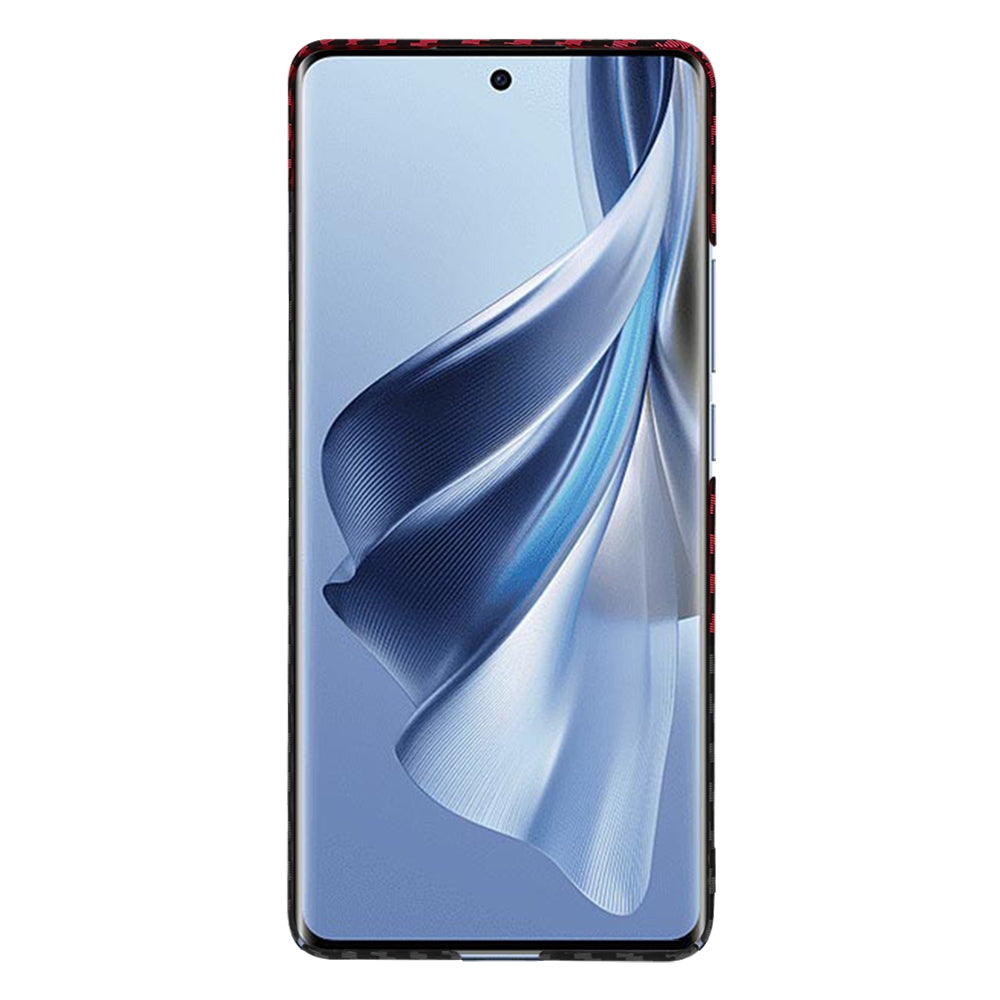 Techsuit - Carbonite FiberShell - Oppo Reno10 / Reno10 Pro - Red Vortex