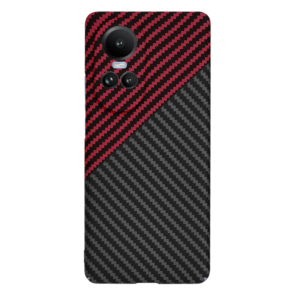 Techsuit - Carbonite FiberShell - Oppo Reno10 / Reno10 Pro - Red Vortex