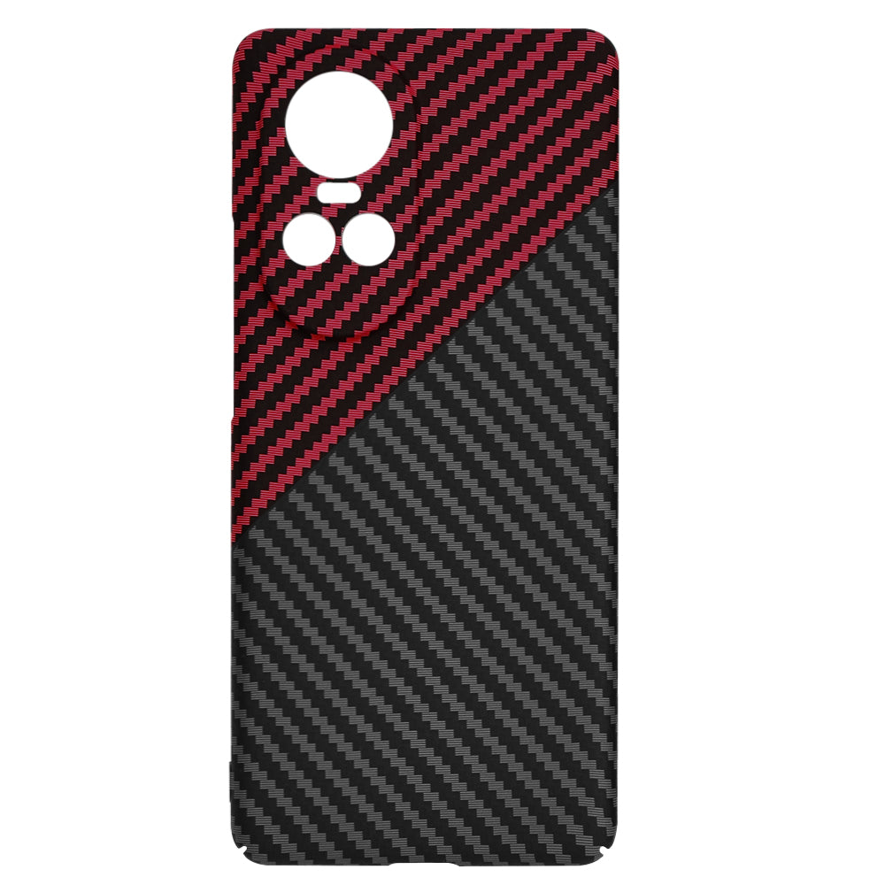 Techsuit - Carbonite FiberShell - Oppo Reno10 / Reno10 Pro - Red Vortex