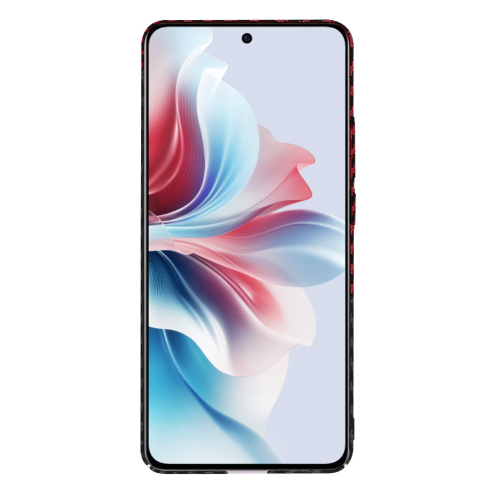 Techsuit - Carbonite FiberShell - Oppo Reno11 F - Red Vortex