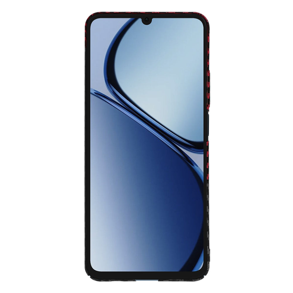 Techsuit - Carbonite FiberShell - Realme C61 / Realme C63 - Red Vortex