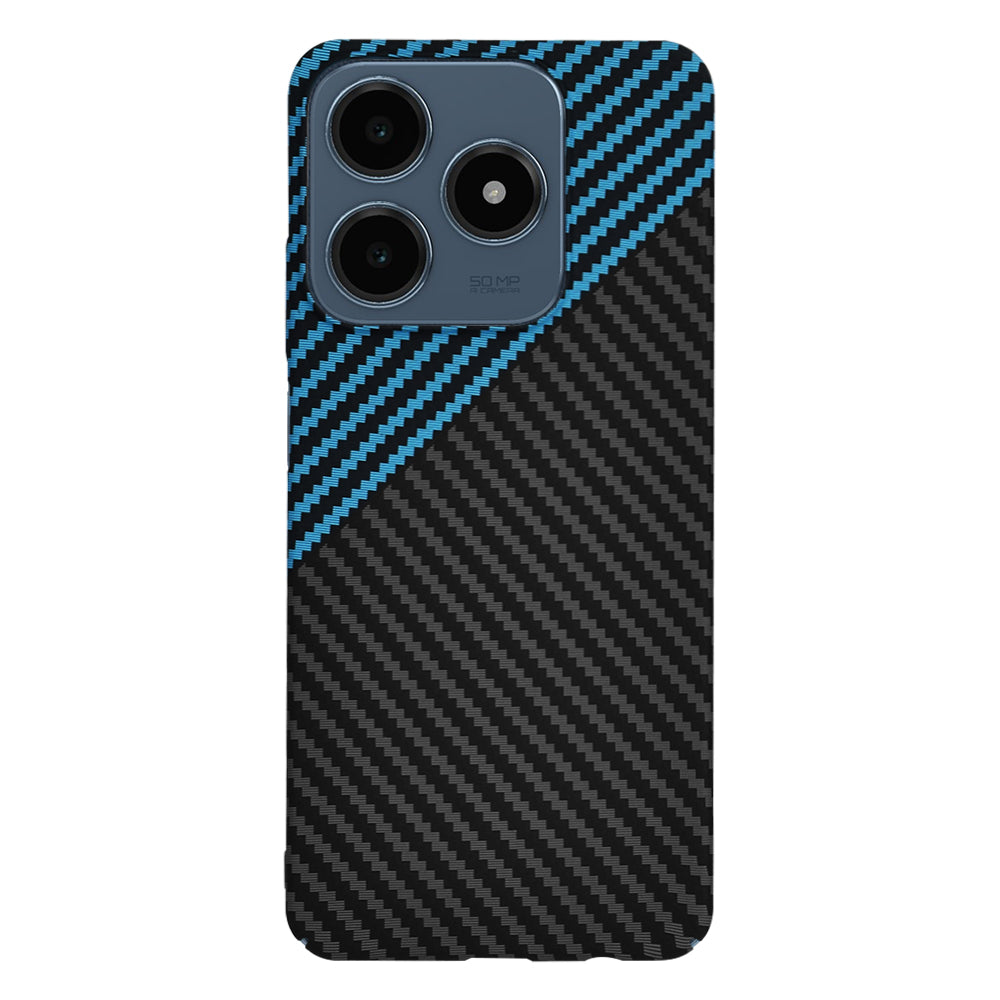Techsuit - Carbonite FiberShell - Realme C61 / Realme C63 - Blue Pulse
