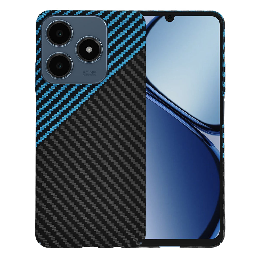 Techsuit - Carbonite FiberShell - Realme C61 / Realme C63 - Blue Pulse