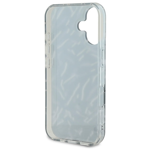 Karl Lagerfeld - Hardcase (KLHCP16MHZBPKCCU) - iPhone 16 Plus - Purple Zebra With Cord