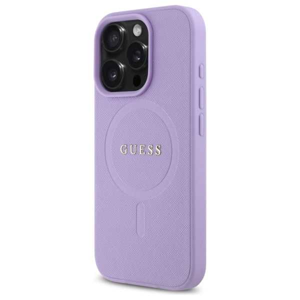 Guess - Saffiano MagSafe (GUHMP16XPSAHMCU) - iPhone 16 Pro Max - Purple