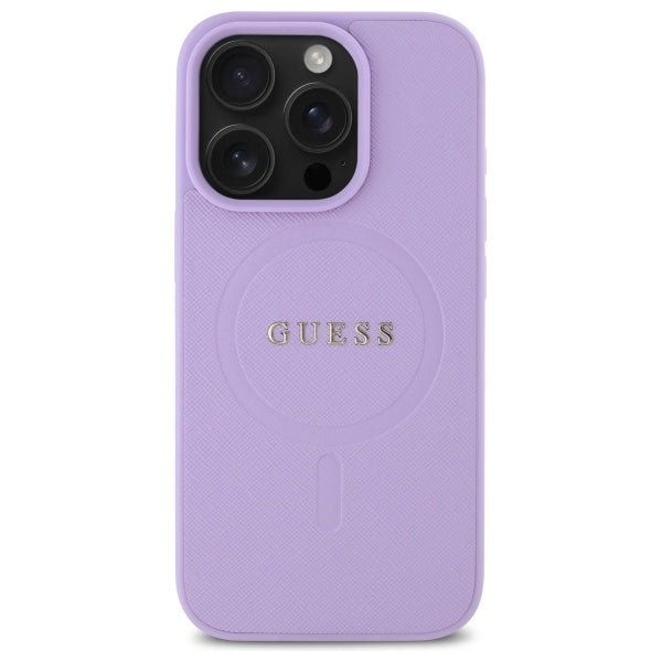 Guess - Saffiano MagSafe (GUHMP16XPSAHMCU) - iPhone 16 Pro Max - Purple