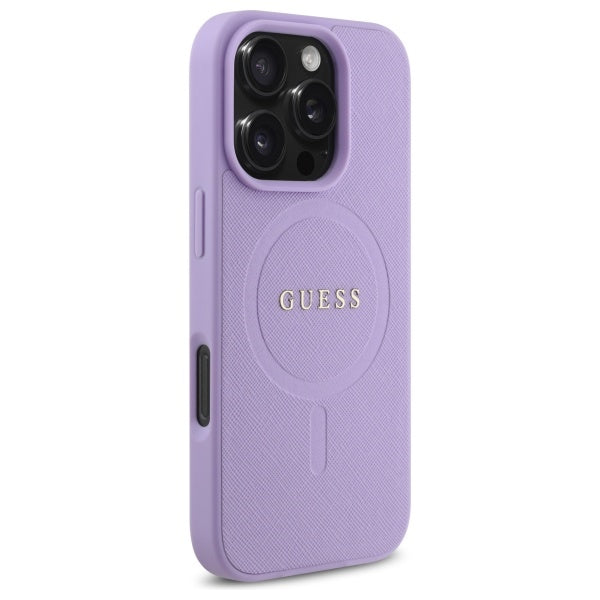 Guess - Saffiano MagSafe (GUHMP16XPSAHMCU) - iPhone 16 Pro Max - Purple