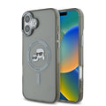Karl Lagerfeld - IML MagSafe (KLHMP16MHLSKCK) - iPhone 16 Plus - Metal Karl&Choupette Head
