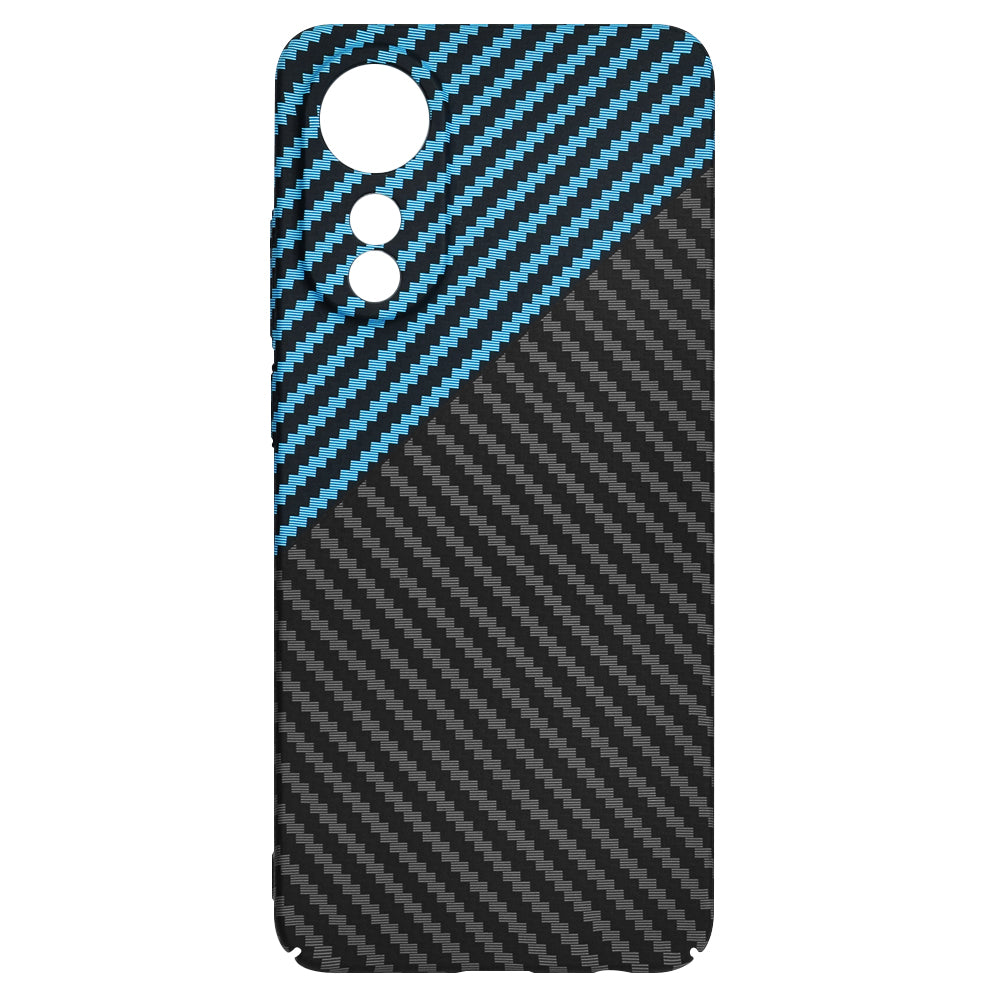 Techsuit - Carbonite FiberShell - Oppo A78 4G - Blue Pulse
