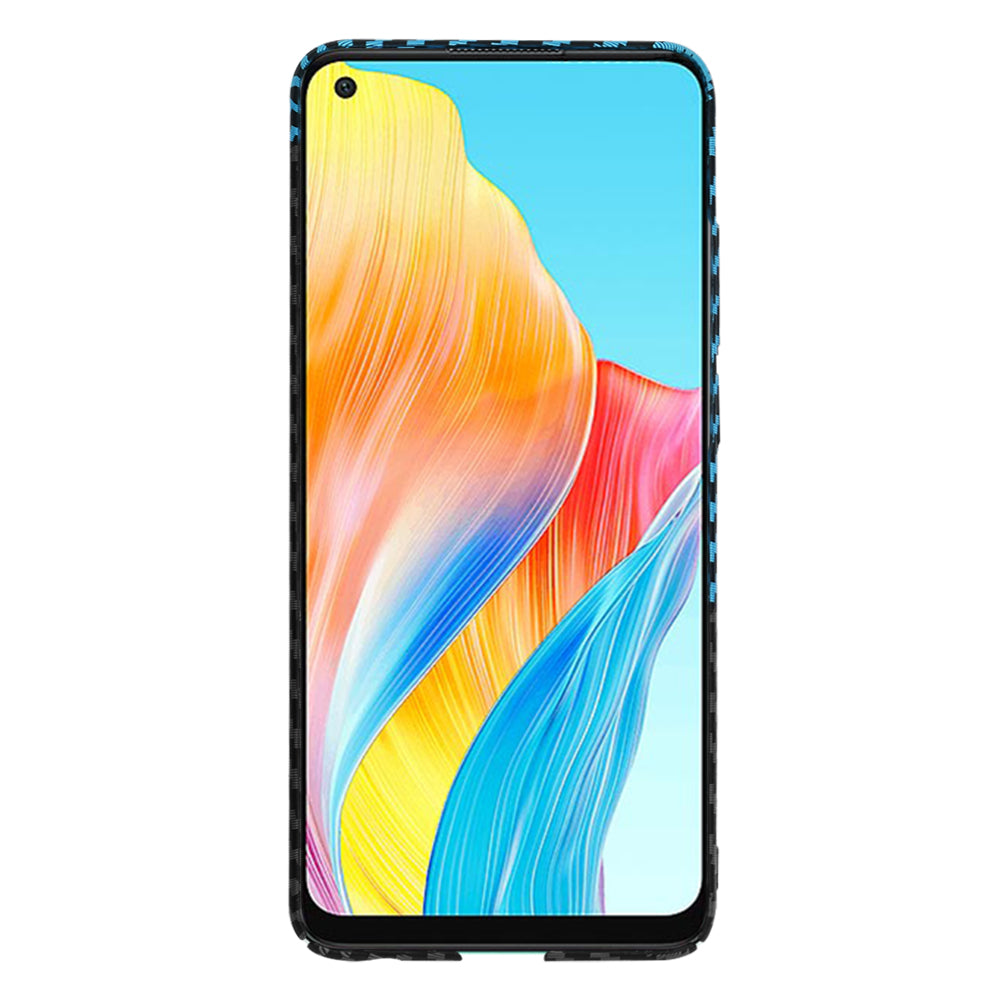 Techsuit - Carbonite FiberShell - Oppo A78 4G - Blue Pulse