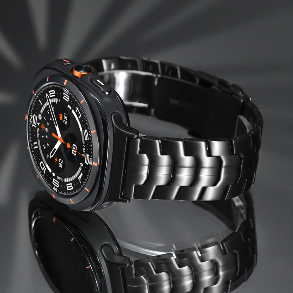 Techsuit - Watchband (W063) - Samsung Galaxy Watch Ultra 47mm / Watch Ultra 2 - Silvery