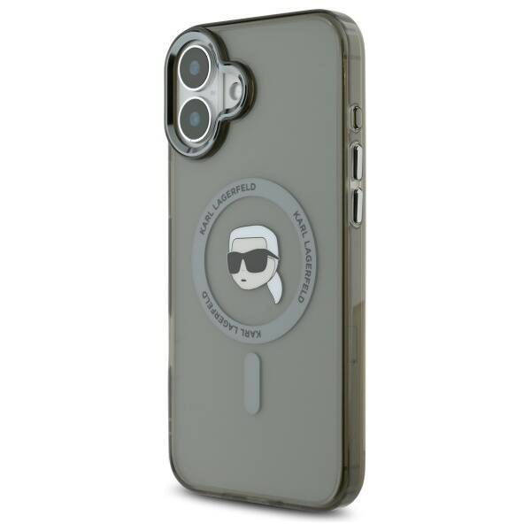 Karl Lagerfeld - IML MagSafe (KLHMP16MHLSKIK) - iPhone 16 Plus - Karl`s Head