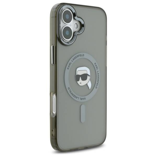 Karl Lagerfeld - IML MagSafe (KLHMP16MHLSKIK) - iPhone 16 Plus - Karl`s Head
