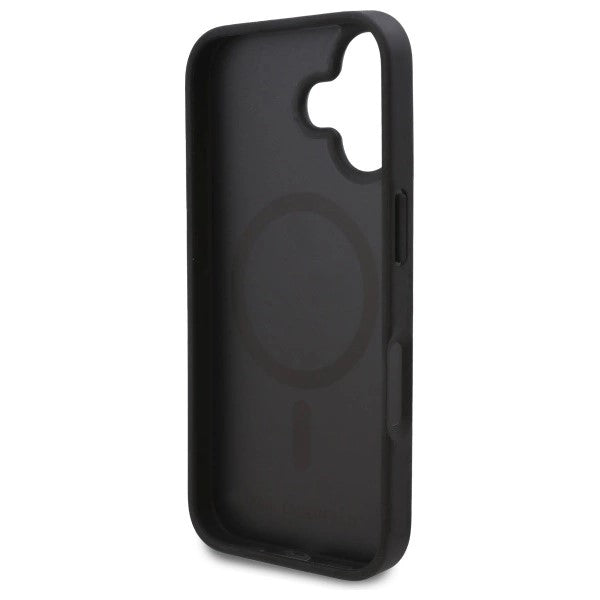Karl Lagerfeld - Leather MagSafe (KLHMP16SPKHPORPK) - iPhone 16 - Hot Stamp