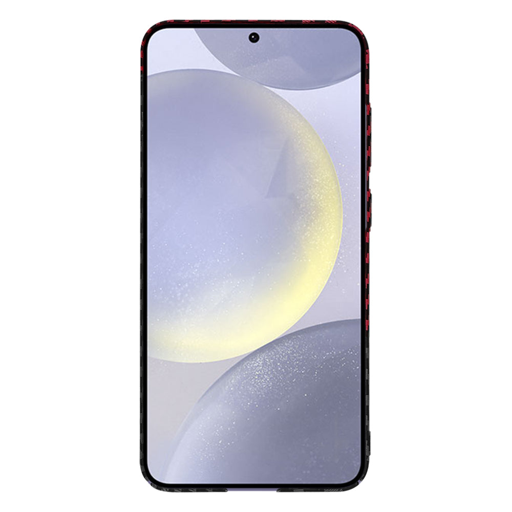 Techsuit - Carbonite FiberShell - Samsung Galaxy S24 Plus - Red Vortex