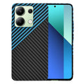 Techsuit - Carbonite FiberShell - Xiaomi Redmi Note 13 4G - Blue Pulse